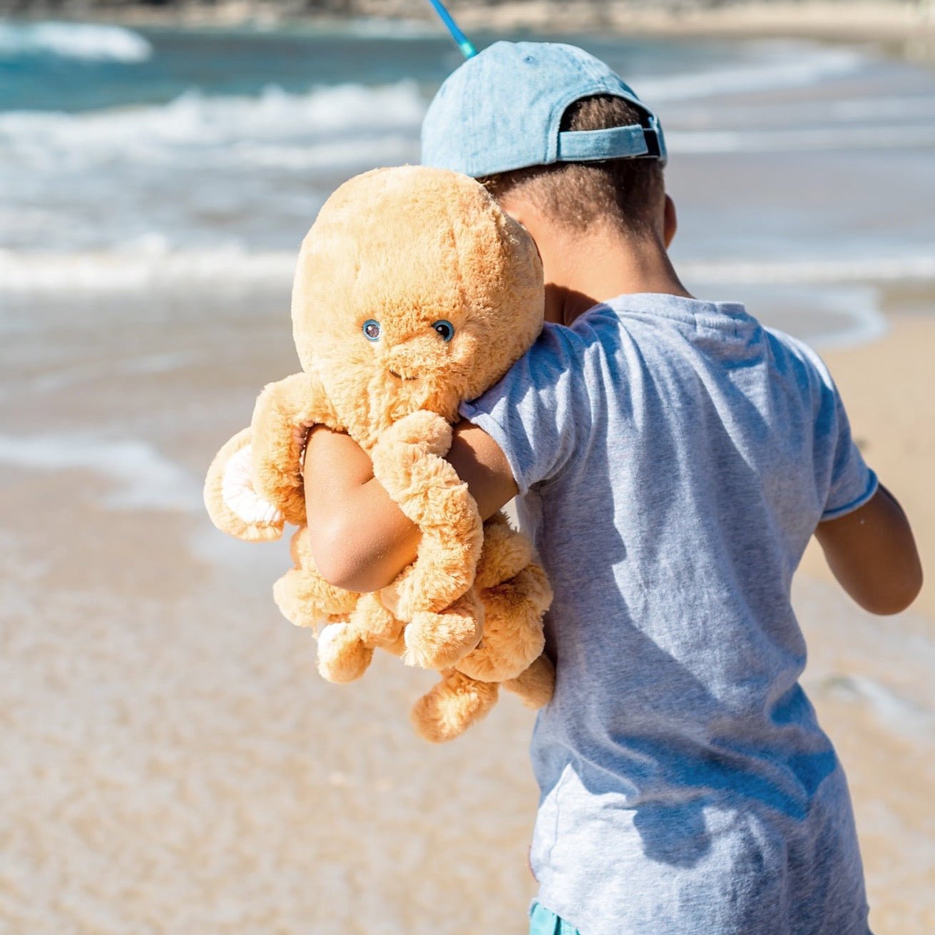 Ollie Octopus Gold Soft Toy 15"/38cm - Image 6