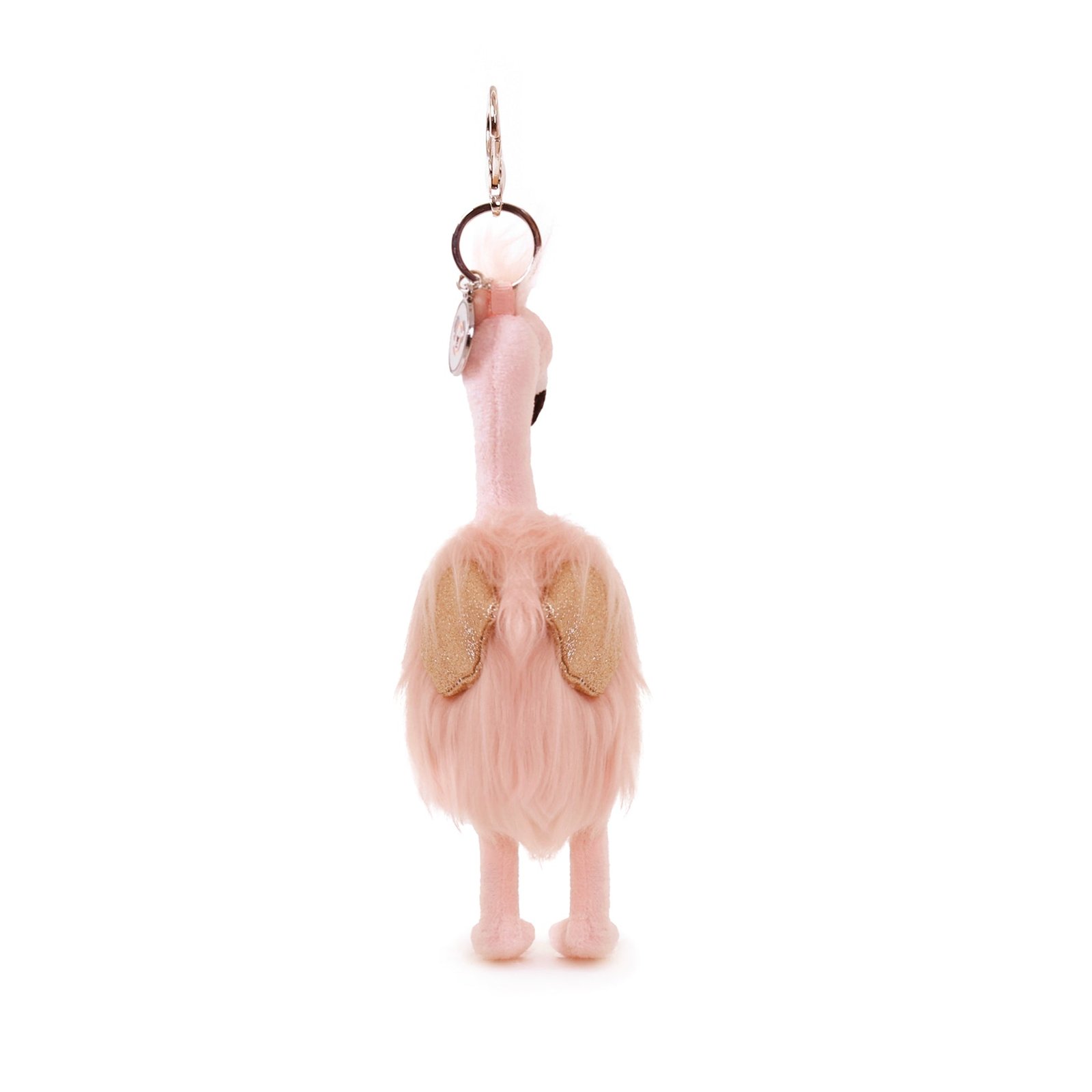 Gloria Flamingo Bag Charm (Vegan Angora) 7"/ 18 cm - Image 3