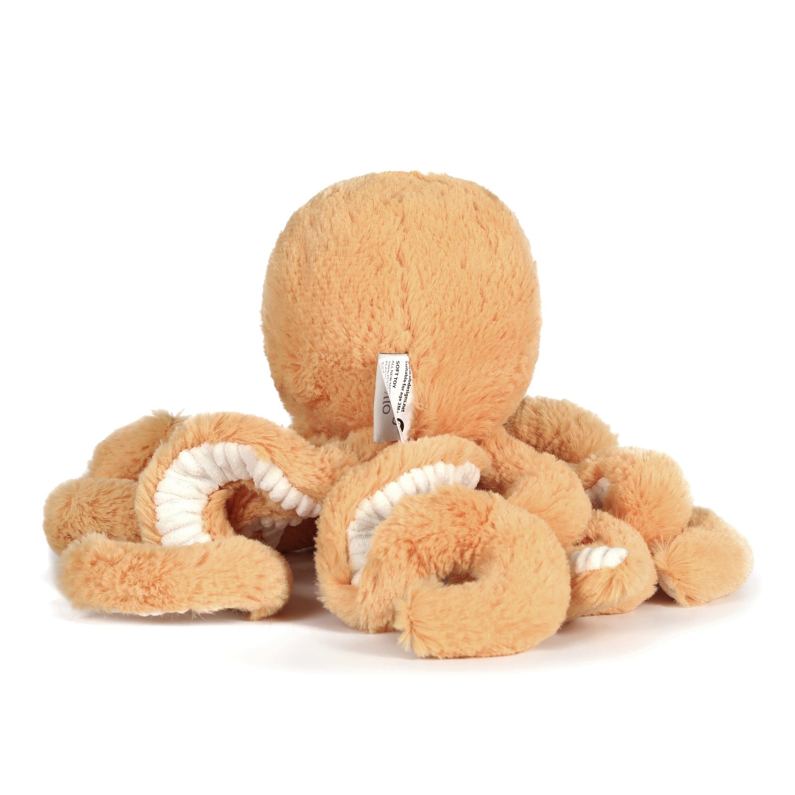 Little Ollie Octopus Gold Soft Toy 8.5" / 22cm - Image 4